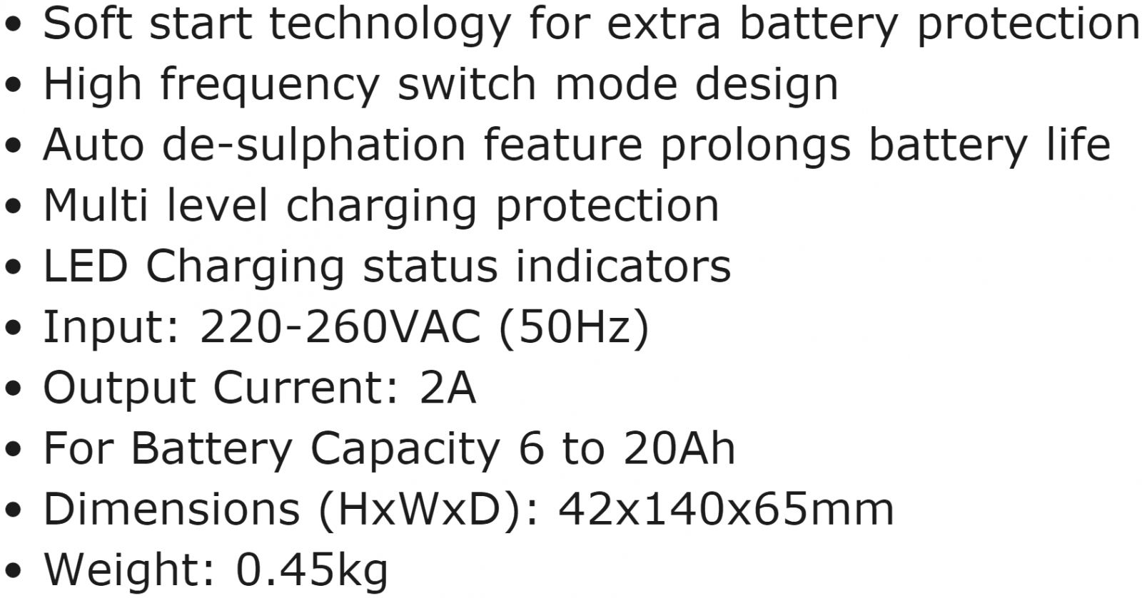 YUASA INTELLIGENT 6V 2A BATTERY CHARGER YUPOWER YPC2A6 סוללות